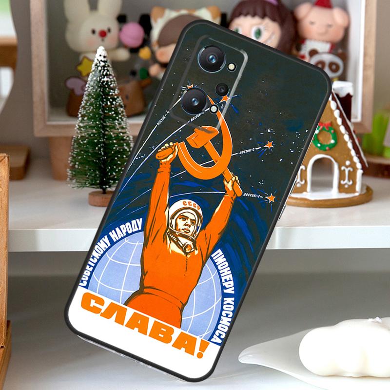 Vintage Stalin USSR CCCP For OPPO Realme C55 C35 C33 C31 C30 C25 C21Y C11 GT Neo 5 3T 2T Realme 10 9 11 Pro Plus Case