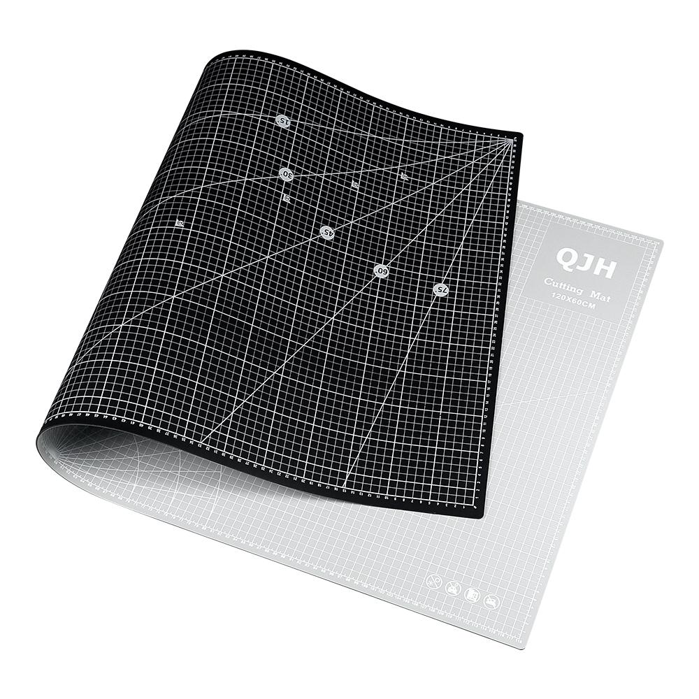 

1pcs High-end PVC Cutting Mat-47.24x23.62inch, Multifunctional Durable Double Side Double Colors Cutting Board with Grid Lines