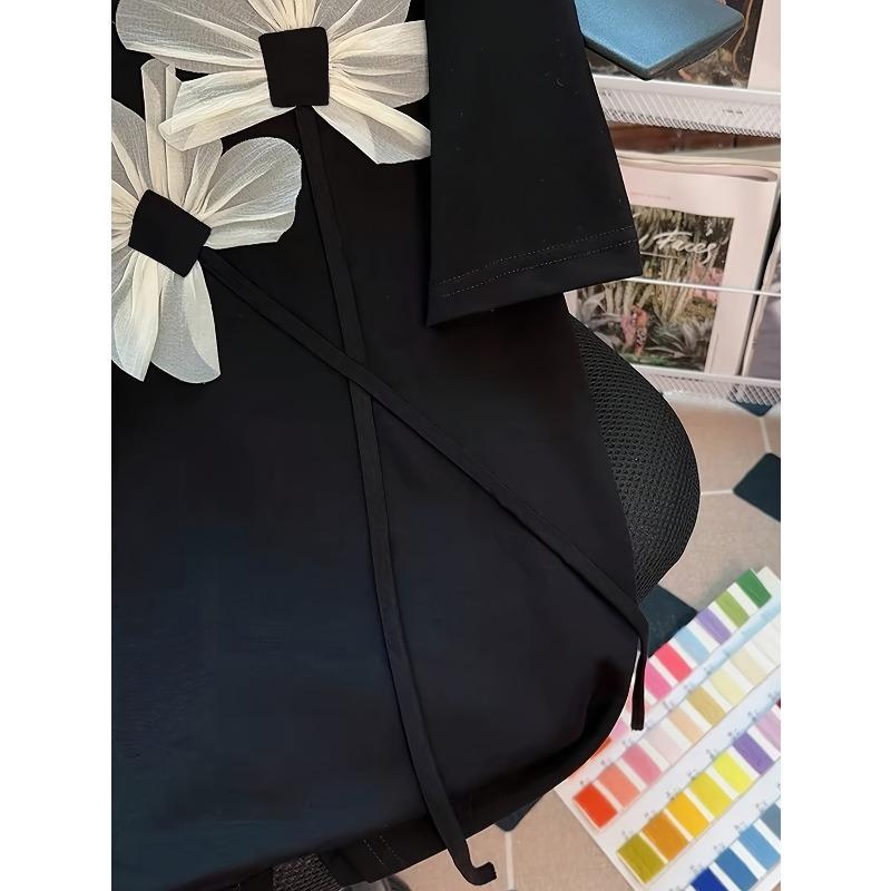 Tricou casual de damă cu imprimeu floral, gât rotund și mânecă scurtă