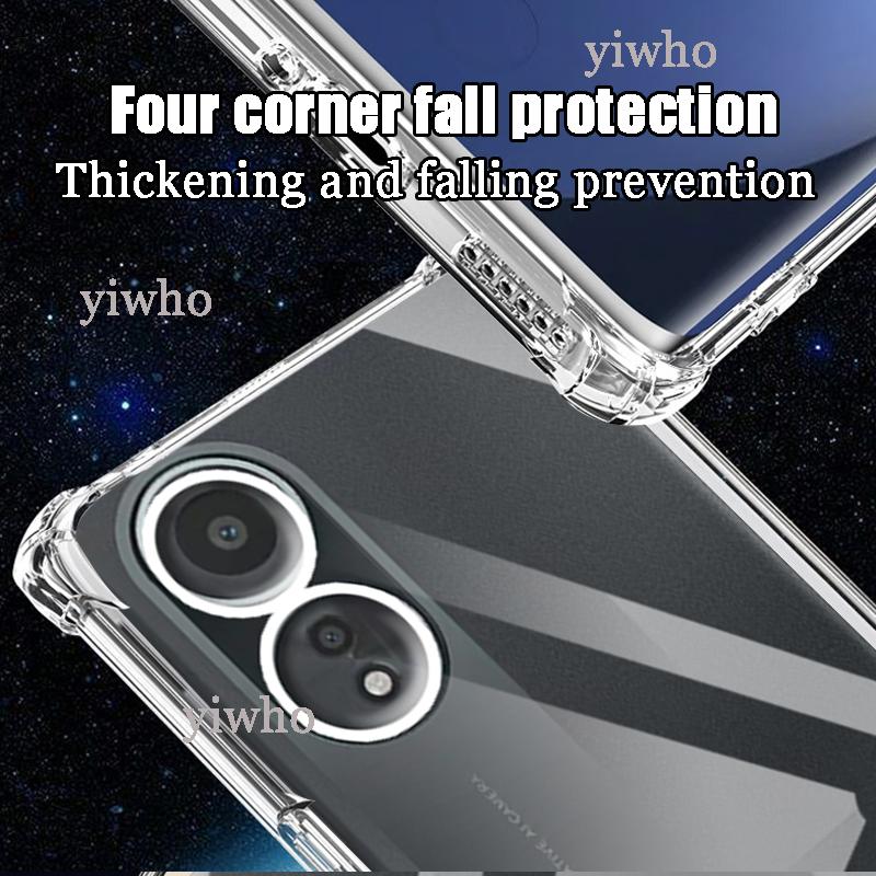 Shockproof Clear Case for Oppo A18 6.56" CPH2591 Soft Silicone Transparent Back Covers for Oppo A 18 Phone Protective Camera