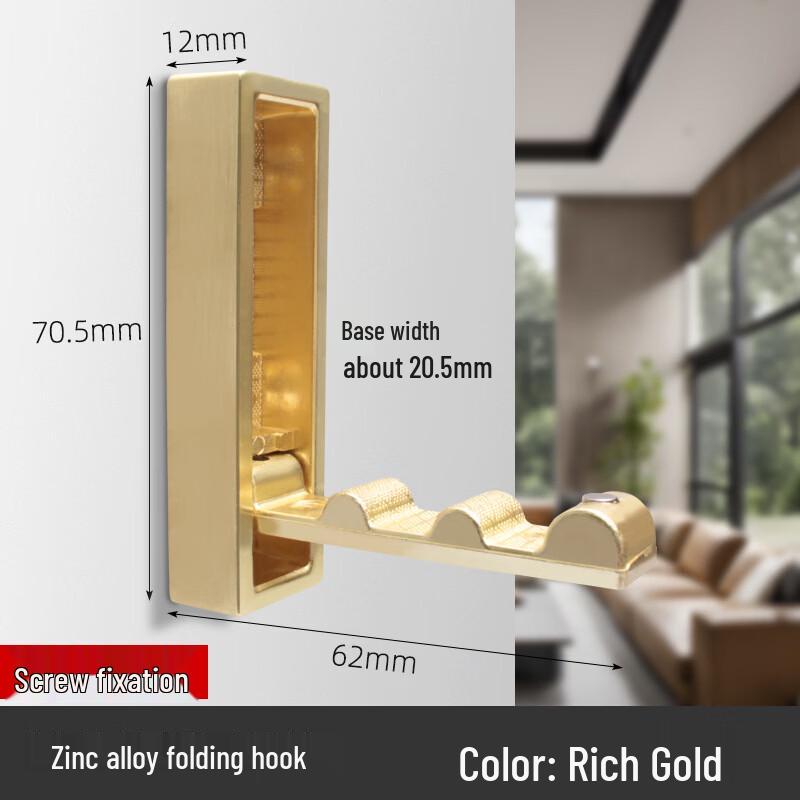 

Recessed Foldable Zinc Alloy Hook