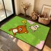 Cartoon-N-rIlakkumas Kawaii Carpet Bathroom Anti-slip Mat Door Mat Home Decoration Mat Entrance Door Mat Scratch-resistant Door