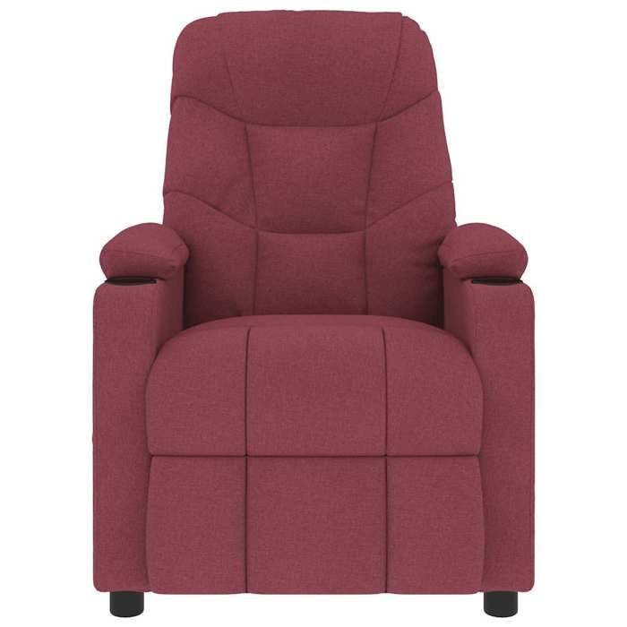 VidaXL Massage Chair Bordeaux Red Fabric 339095