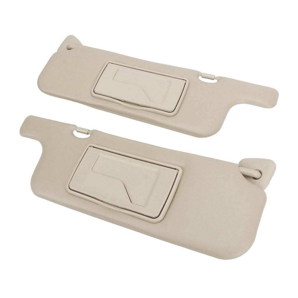 2Pcs Car Sun Visor Gray Makeup Mirror Sun Shielding Board For E120 E130 2001 To 2007 Ninth Generation