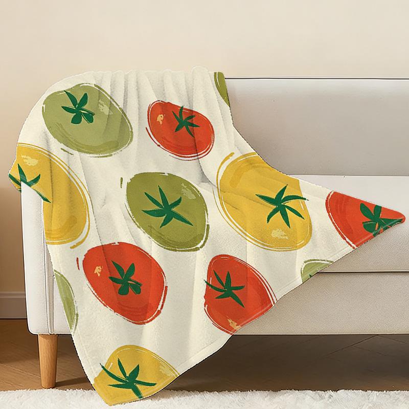 Warm Flannel Blanket Soft, Lightweight, Vibrant Cozy Home Decor for Halloween, Christmas & Home Leisure Use