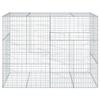 VidaXL Panier gabion avec couvercle 200x100x150 cm fer galvanisé, mur en gabion, mur de soutènement en gabion, clôture en 3295214