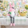 Scene Decoration Ornament Cartoon Easter Rabbit Ornaments Carrot Plush Fairy Pendants Cute Plush Gnome Dolls Party Supplies