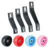2Pcs Bicycles Training Wheel Bike Auxiliary Wheel LED Flashing Light Wheel Cycling Practice Stabilizers Easy Install