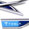 AAAIO1 2Pcs Creative Car Metal Mudguard Sticker Auto Body Decal Decoration For Tesla Model 3 Y S X Cybertruck Juguete Coil SpaceX