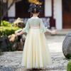 Kız Hanfu antik kostüm çocuk Çin tarzı küçük kız elbisesi Tang elbise prenses etek ulusal kostüm çocuk