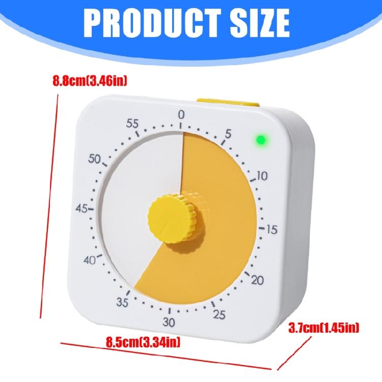 User Friendly Visual Timer With Loud Alarm Suitable For Cooking Classes And Time Management
