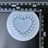 Soft Silicone Jewelry Pendant Mold Feature Textured Heart Shape For Professional Crafters And Hobbyists Alike