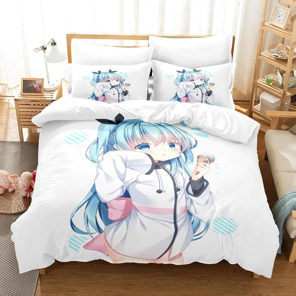 Anime Celestial Method Sora No Metho Comfortable Duvet Cover Pillowcase Bedding Set Children Bedroom Decoration Home Textile