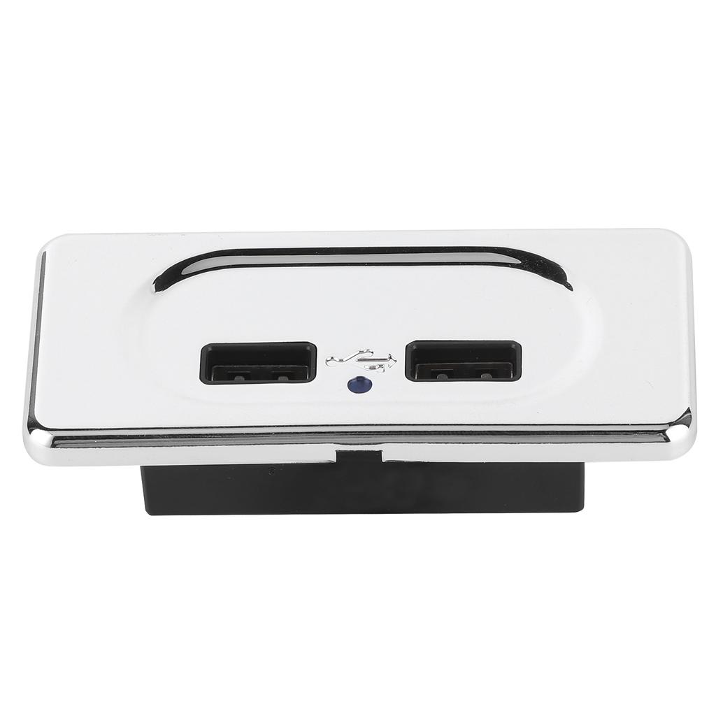 Dual USB Charger 3.1A Socket with LED for 12 24V RV Caravan Replacement