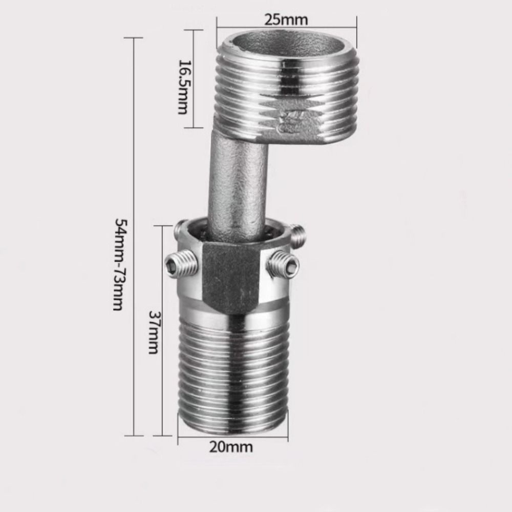 Angle Adjustment Eccentric Screw Corner Lengthened Shower Faucet Adapter  Bathroom Hardware