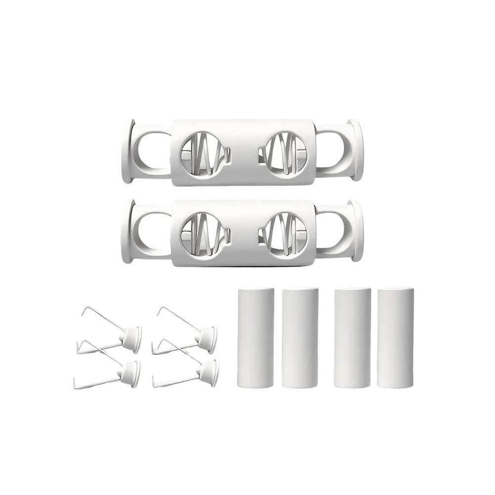 1 Paar Premium Metall-Kapsel-Schnallenverbinder Langlebige Faule Schnellbinder Schnürsenkelteile Für Lässige Sneaker Schuhe