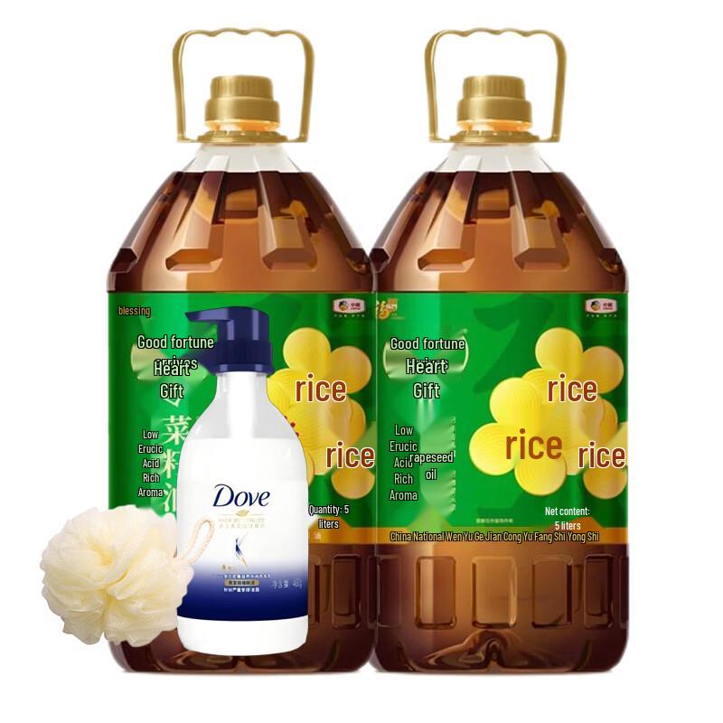 DOVE Набор: Шампунь и Рапсовое масло