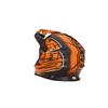 ZEALOT Mud Jumper II Carbon Hybrid Graphic Off-Road Helmet, Standard, Orange, XXL, 63-64cm (MJC0017/XXL)