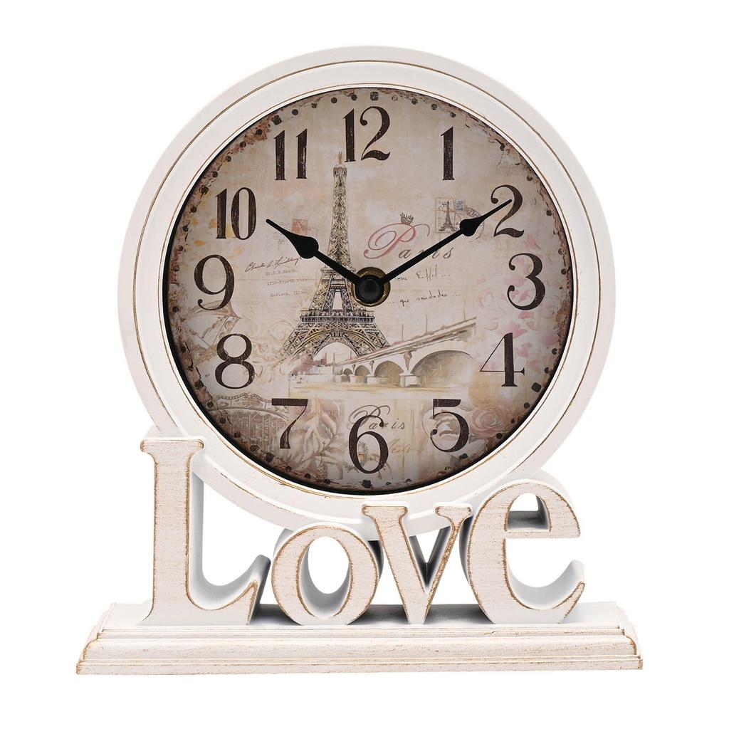 Hometime Mantel Clock - Love