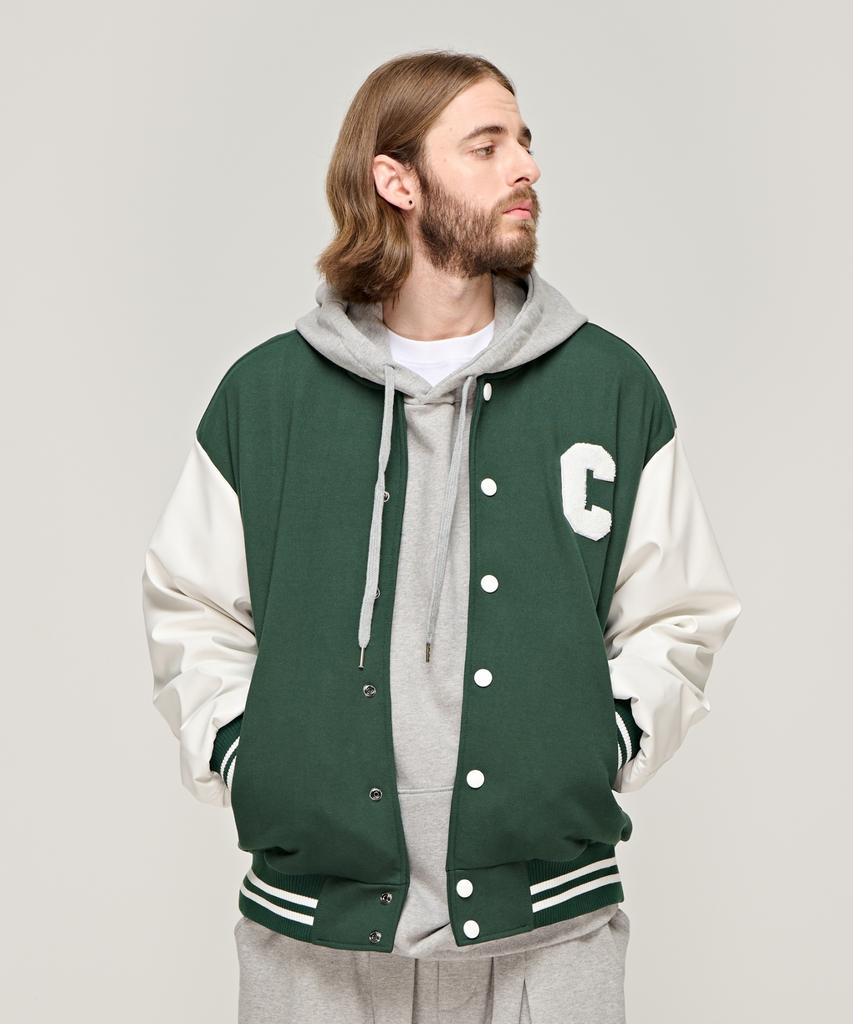 Cargobros C Logo Cb Varsity Jacket (Green)