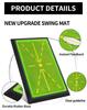 Golf Swing Practice Mat with Ball Trajectory Tracking for Indoor/Outdoor Use