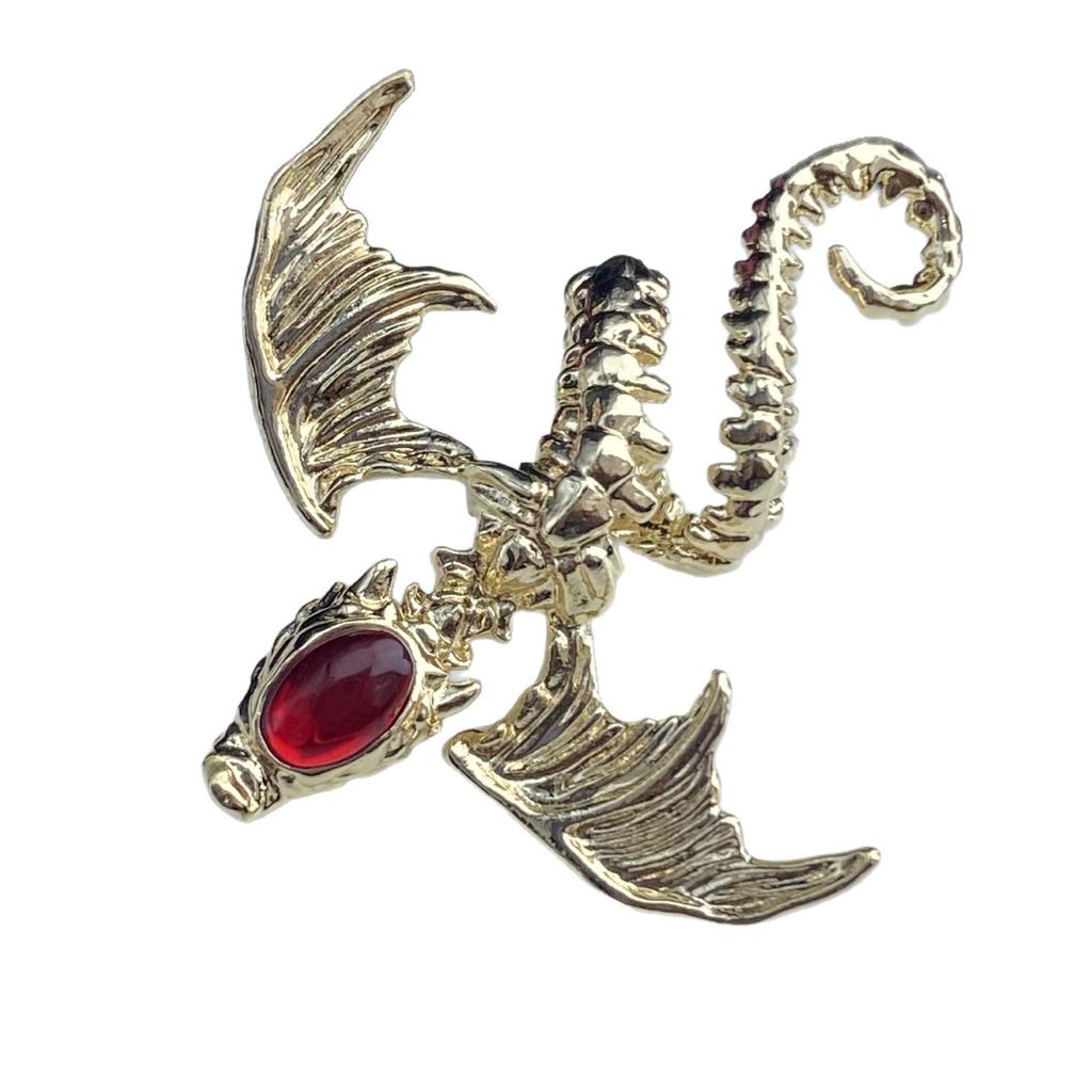 Copper Alloy Dragon Spacer Bead for DIY Jewelry - Color-Preserving Accessory