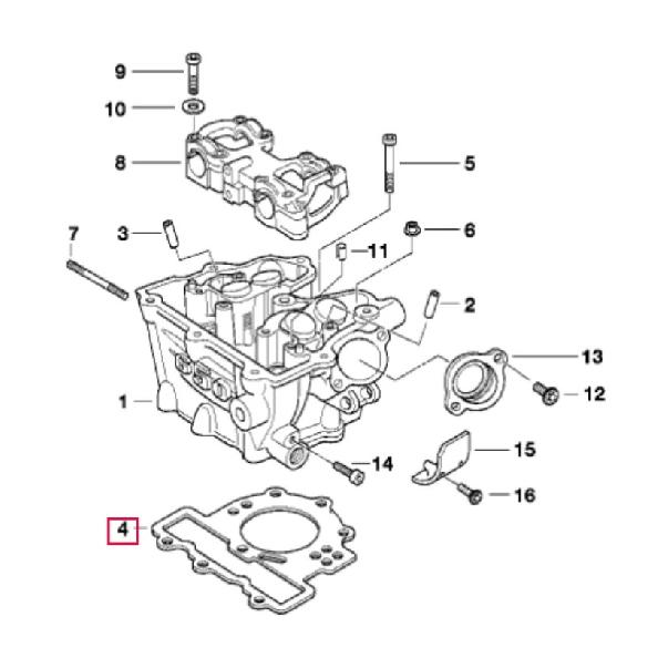 High Quality Engine Cylinder Head Gasket For BMW F650GS GS Dakar 99-07 F650CS 00-05 G650GS 08-15 Sertão 10-14 G650X 06-09