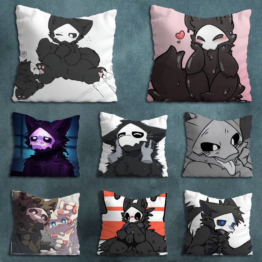 Furry Art PPuro CChanged Pillow Case For 30x30cm45x45cm55x55cm For Home Bedroom Decoration And Protector