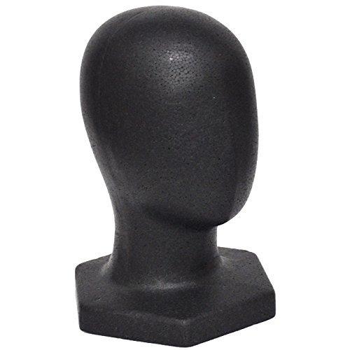 

Mannequin Head Styrofoam Pepsiman Head White/Black HD-08BR (Black)