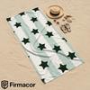 Green Stripe Black Stars Soft Portable Travel Towel Unisex Lightweight Microfiber Oversized Sand Free Quick Dry Beach Towel