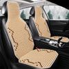 1 PEZZO Coprisedile Estivo Fresco Cuscino per Sedile Auto in Perline di Legno d'Acero Naturale Massaggio Traspirante Ambientale Impermeabile Tappetino per Sedile