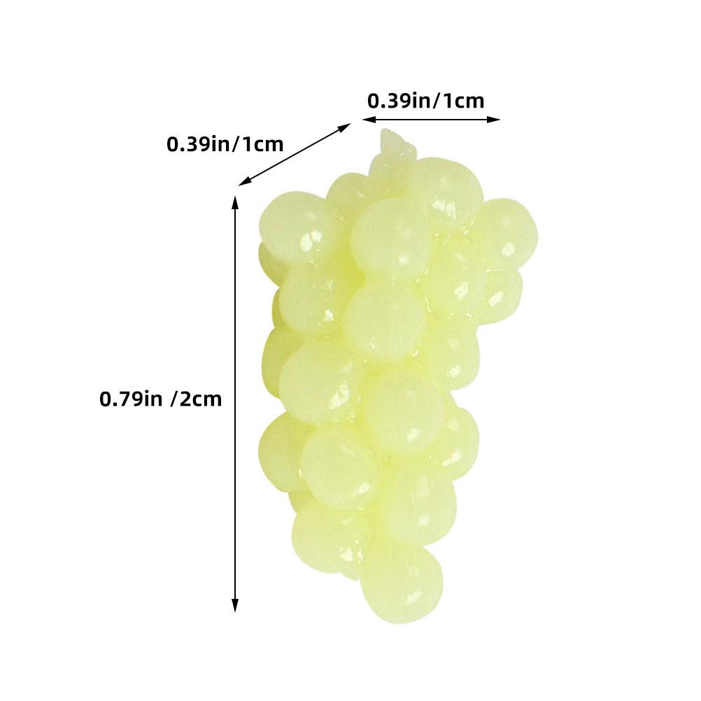 

20Pcs Mini Artificial Grapes Miniature Grape Ornaments Realistic Bright Colors Perfect for Photo Props Table Centerpieces Home светло-зеленый