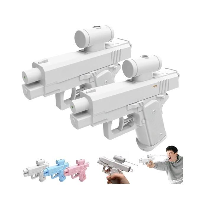 Pistolet à Eau Farceur – Prank Water Gun bidirectionnel, Pistolet à Eau inversé avec Jets Avant et arrière, portée jusqu'à 8 m,Jouet