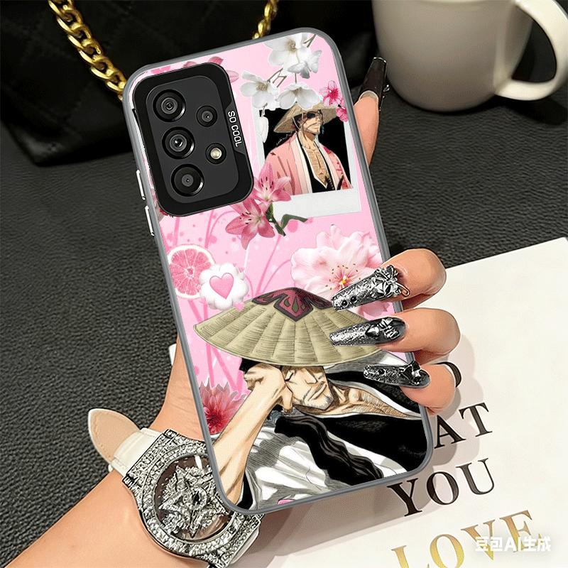 Bleach Kyoraku Shunsui Shockproof Phone Case for Samsung A17 A16 A15 A14 A37 A57 A36 A56 A26 A35 A55 A25 A34 A54 A24 A13 A23 A33