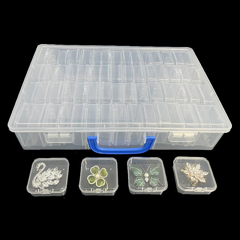 Transparent Portable Dustproof Drawer for Bead and Sundry Storage
