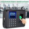 2.4inches TFT LCD Screen Fingerprint Time Clock Attendance Machine Recorder   Plug