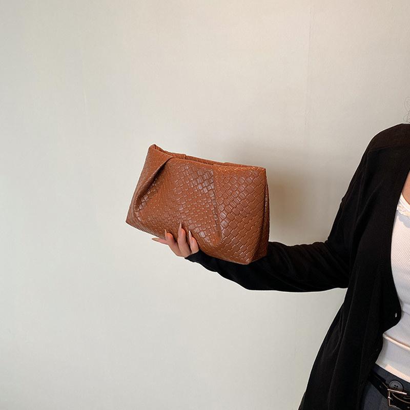 Velkokapacitní taška přes rameno Nová móda Populární Pletená Dojíždění Jednoduché Psaníčko Retro Večerní Kapsa na telefon