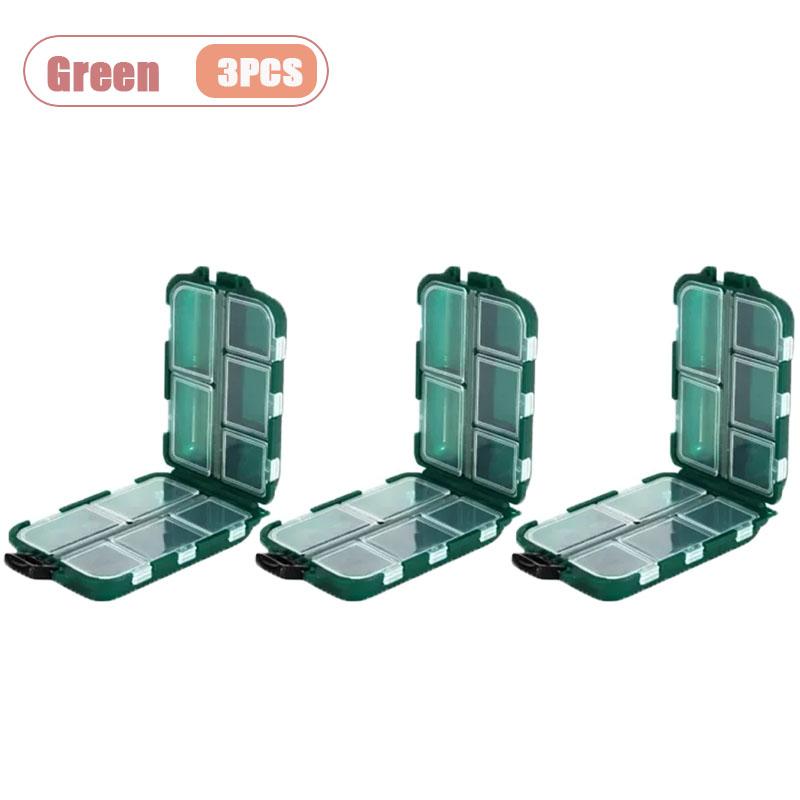 1-10PCS Dual-Sided Fishing Tackle Box Compartment Portable Bait and Hook Organizer Dividers for Lures Sinkers and Swivels