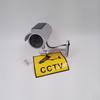 Solar-Powered Simulated Surveillance Camera with Light