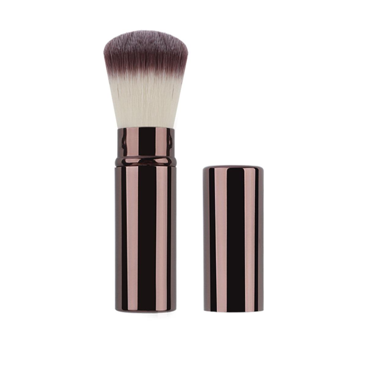 Single travel portable makeup brush, telescopic brush, blush brush, honey brush, loose powder brush, multi-functional makeup tool