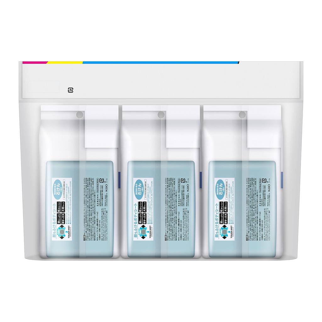 Biore Body Sheet for Face and Face Clean Soap Scent Sheets X Cool Type Cool Ocean Scent Sheets X Uses Originally Developed Tech Men's [Bulk Purchase]