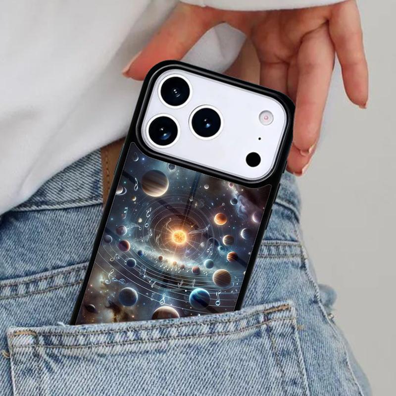 Space Planets Solar System soft Phone Case for iPhone 17ProMax 12 13 14 15 16e 17 Pro Max Plus Air Cover