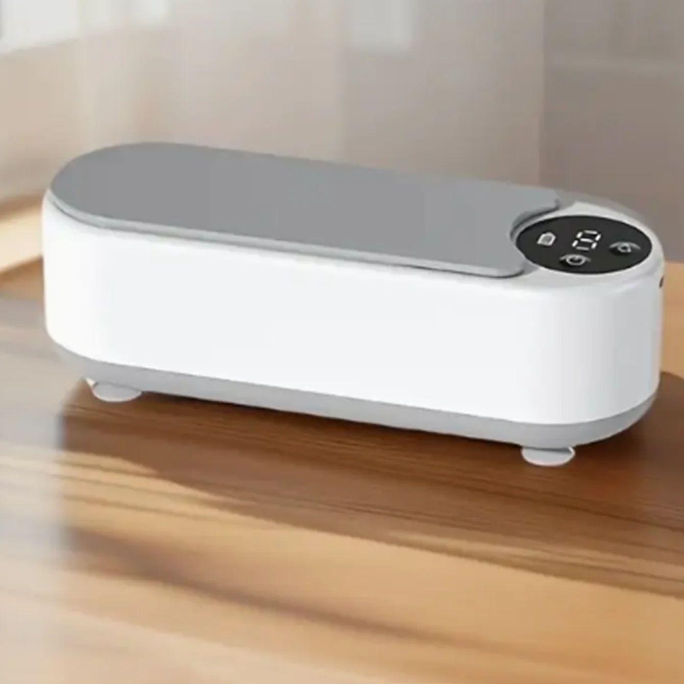 

High-efficiency ultrasonic glasses cleaning machine No need to manually wipe the lenses, one-button start cleaning thoroughly. серый