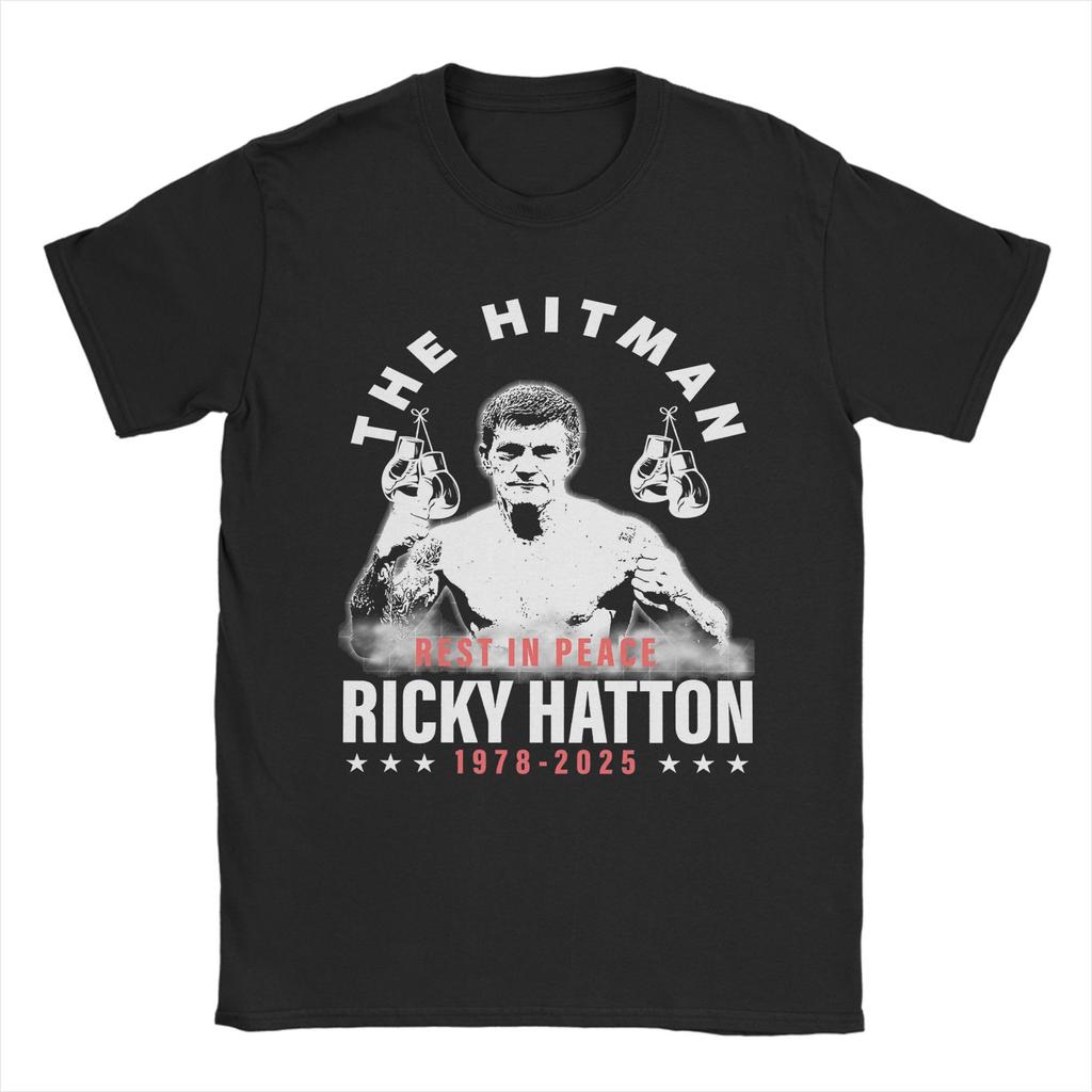 Graphic Printed Ricky Hatton T Shirt For Unisex 100% Cotton T-shirts Short Sleeve Clothing