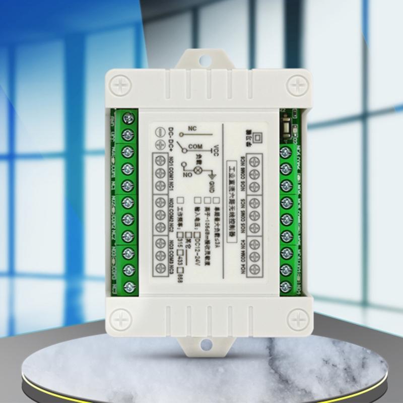 Wireless Remote Switch,1000M Meters Long Distance,DC 12V/24V Relay RF Remote Control Switch for Garage/Gate/Motor/Li