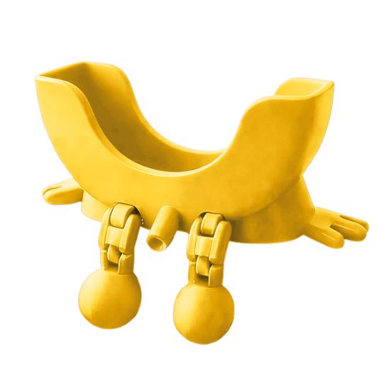 Suport simpatic suspendat pentru burete cu drenaj, suport pentru burete de curățat imprimat 3D cu picioare atârnate, suport amuzant pentru burete de blat pentru chiuveta de bucătărie