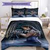 Gothic Illustrations Customize Your Name Bedding Set Breathable Duvet Cover with Pillowcases Home Decoration Birthday Gift