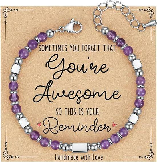 Bracelet de Couple Bohème 4MM: Pierre Naturelle Perlée avec Turquoise Zèbre Poudre et Acier Inoxydable