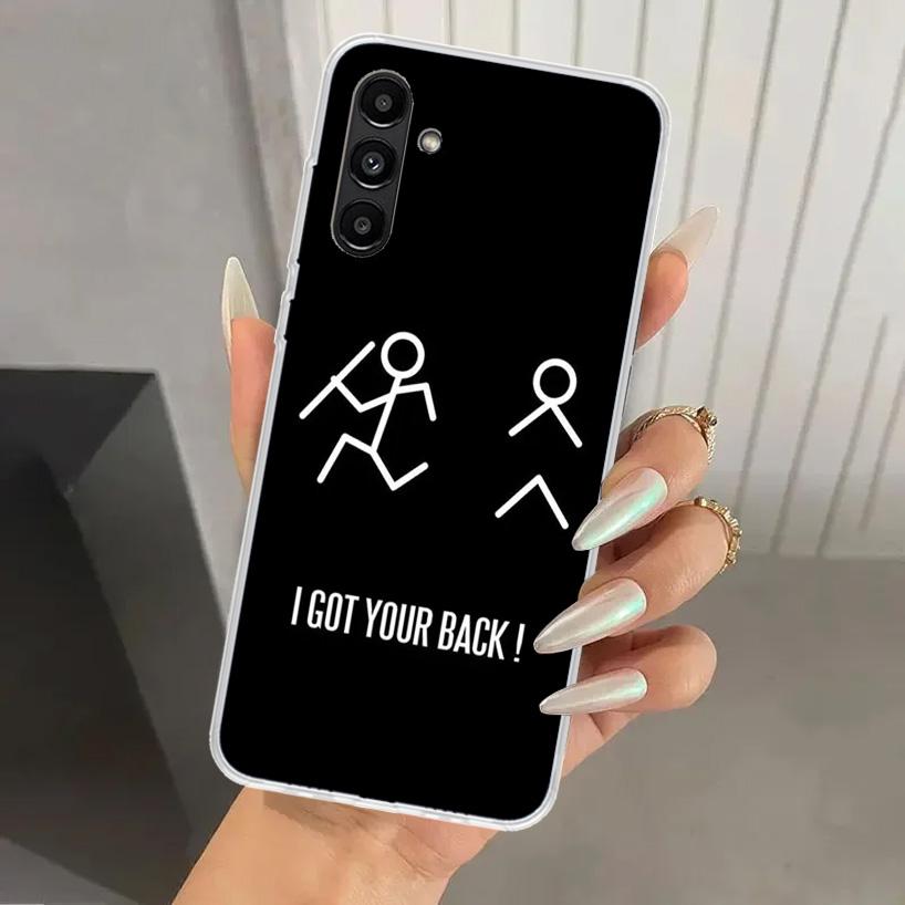 Cartoon Stickman Matchman Phone Case for Samsung Galaxy A16 A26 A36 A56 A15 A25 A35 A55 A14 A24 A34 A54 A13 A23 A33 A53 A05S A04