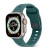 Silicone Strap for Apple Watch Ultra 3/2/1 49mm 11/10 46mm 42mm Sport Wristband iWatch Series 9 8 7 6 5 SE 3 45mm 41mm 44mm 40mm
